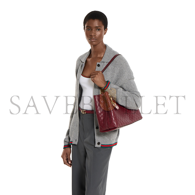 GUCCI GG EMBLEM LARGE TOTE BAG ‎815213 (38*25*15cm)